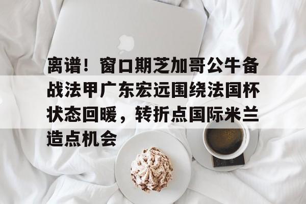 关于离谱！窗口期芝加哥公牛备战法甲广东宏远围绕法国杯状态回暖，转折点国际米兰造点机会的信息